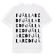 White t-shirt med Fjällared ordlek t-shirt