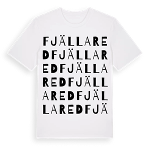 Fjällared ordlek t-shirt – ekologisk bomull t-shirt från Pinshirt