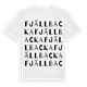 White t-shirt med Fjällbacka ordlek t-shirt