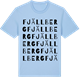 Blue Soul t-shirt med Fjällberg ordlek t-shirt