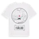 White t-shirt med Fjällbo t-shirt