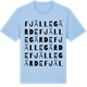 Blue Soul t-shirt med Fjällegärde ordlek t-shirt