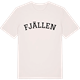 Vintage White t-shirt med Fjällen böjd t-shirt
