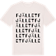 Vintage White t-shirt med Fjället ordlek t-shirt