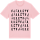 Pink Cotton t-shirt med Fjället ordlek t-shirt