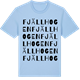 Blue Soul t-shirt med Fjällhogen ordlek t-shirt