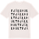 Vintage White t-shirt med Fjällhult ordlek t-shirt