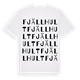 Fjällhult ordlek t-shirt