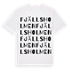 Fjällsholmen ordlek t-shirt