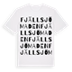 Fjällsjömaden ordlek t-shirt
