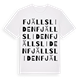 Fjällsliden ordlek t-shirt