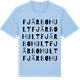 Blue Soul t-shirt med Fjärbohult ordlek t-shirt