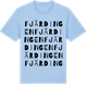 Blue Soul t-shirt med Fjärdingen ordlek t-shirt