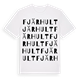 Fjärhult ordlek t-shirt