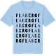 Blue Soul t-shirt med Flaberg ordlek t-shirt
