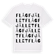 Flågfjället ordlek t-shirt