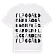 Fläggården ordlek t-shirt