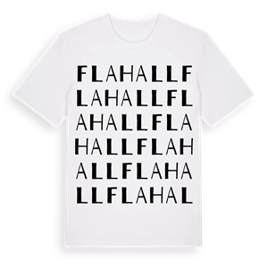 Flahall ordlek t-shirt – ekologisk bomull t-shirt från Pinshirt