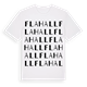 Flahall ordlek t-shirt