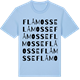 Blue Soul t-shirt med Flåmosse ordlek t-shirt