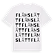 Flämslätt ordlek t-shirt