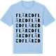 Blue Soul t-shirt med Fläred ordlek t-shirt