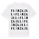 Flårekulla ordlek t-shirt