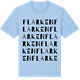 Blue Soul t-shirt med Flarken ordlek t-shirt