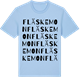 Blue Soul t-shirt med Fläskemon ordlek t-shirt