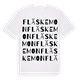 Fläskemon ordlek t-shirt