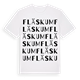 Fläskum ordlek t-shirt