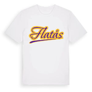 Flatås baseball t-shirt – ekologisk bomull t-shirt från Pinshirt