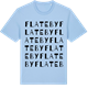 Blue Soul t-shirt med Flateby ordlek t-shirt