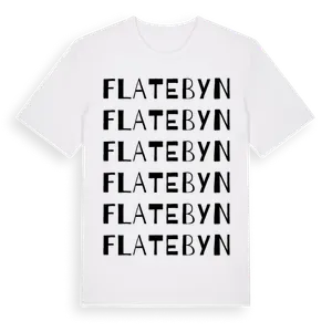 Flatebyn ordlek t-shirt – ekologisk bomull t-shirt från Pinshirt