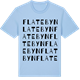 Blue Soul t-shirt med Flatebyn ordlek t-shirt