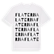Flaterna ordlek t-shirt