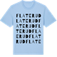 Blue Soul t-shirt med Flaterud ordlek t-shirt