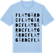 Blue Soul t-shirt med Flatgärde ordlek t-shirt