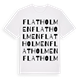 Flatholmen ordlek t-shirt