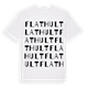 Flathult ordlek t-shirt