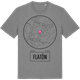 Mid Heather Gray t-shirt med Flatön t-shirt