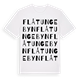 Flåtungebyn ordlek t-shirt