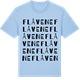 Blue Soul t-shirt med Flåvene ordlek t-shirt