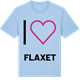 Blue Soul t-shirt med Jag älskar Flaxet t-shirt stort tryck