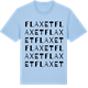 Blue Soul t-shirt med Flaxet ordlek t-shirt