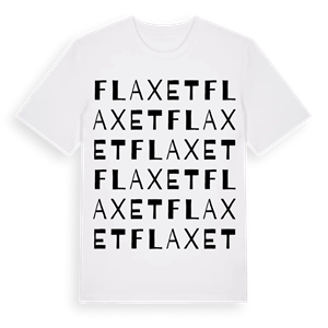 Flaxet ordlek t-shirt – ekologisk bomull t-shirt från Pinshirt