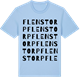Blue Soul t-shirt med Flenstorp ordlek t-shirt