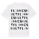 Flimmeshult ordlek t-shirt