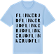 Blue Soul t-shirt med Flinkerud ordlek t-shirt