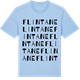 Blue Soul t-shirt med Flintane ordlek t-shirt